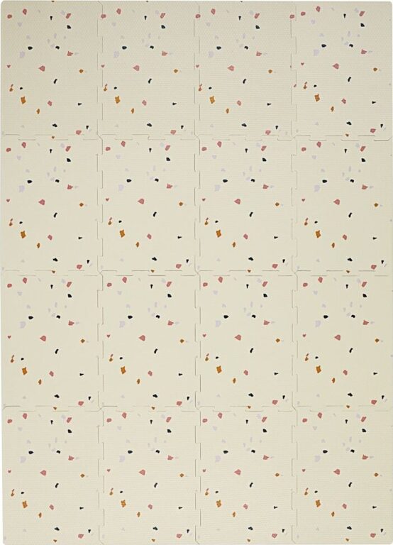 3 Sprouts - Skumgulv Til Børn - Terrazzo Cream - 171x123 Cm