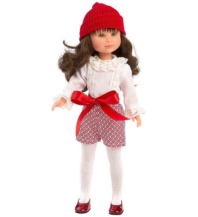Asi Dukke - 30 cm - Celia - Red Shorts