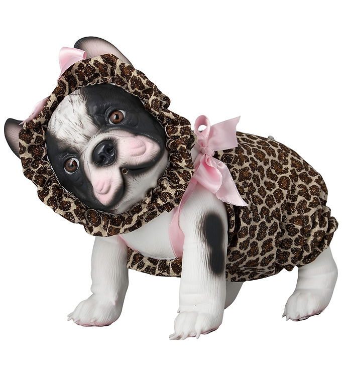 Asi Dukke - 32 cm - Lily The Bulldog - Jubilæumsudgave - Leopard