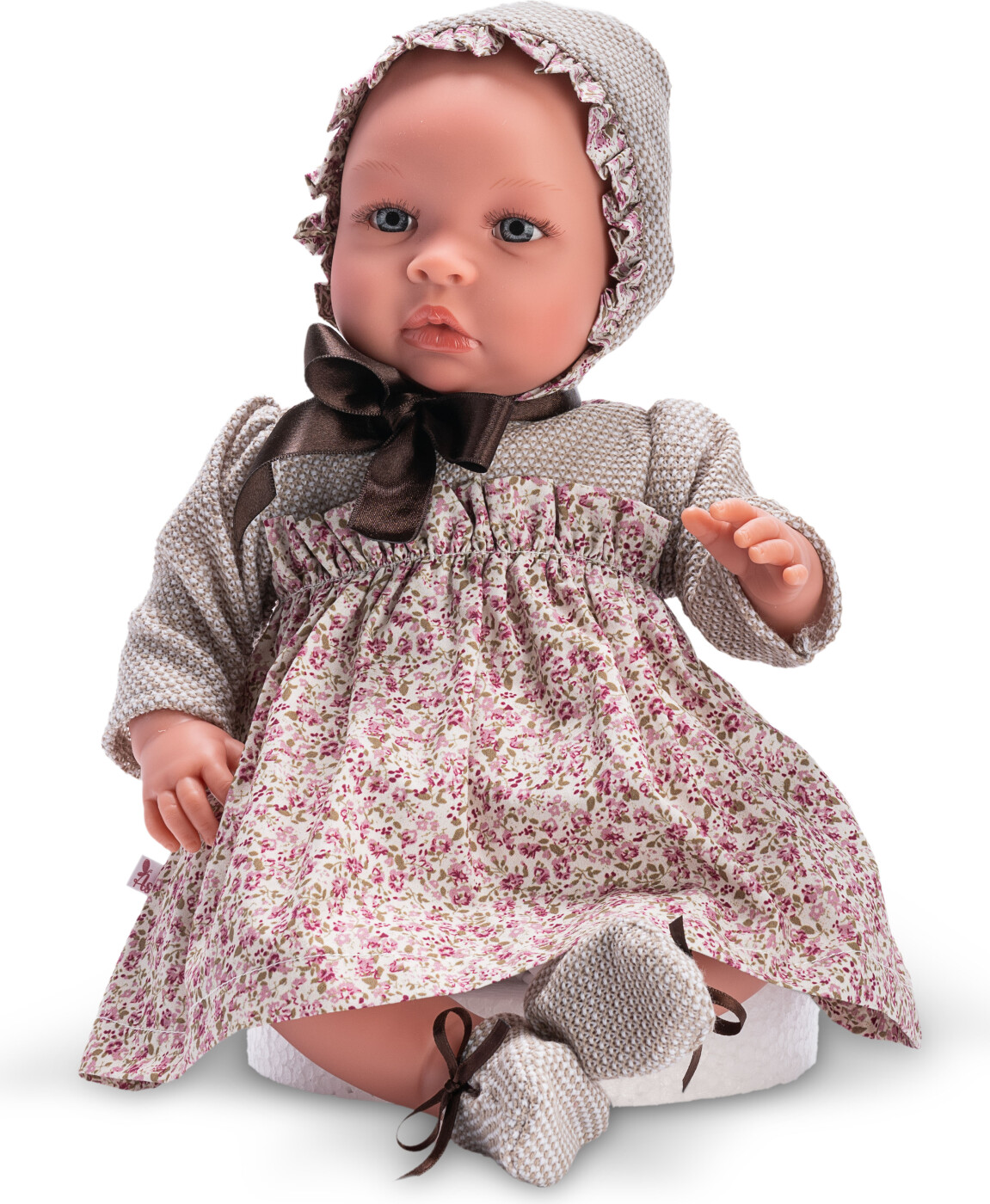 Asi - Leonora Baby Dukke - Pige - 46 Cm - Kyse, Kjole Og Futter