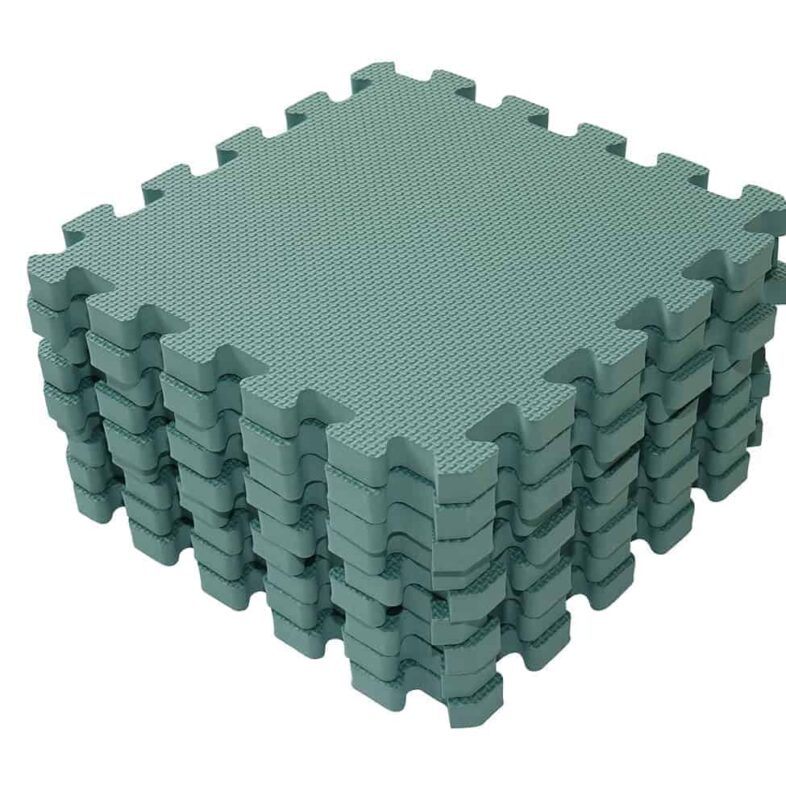 Babydan Skumgulv - Dusty Green