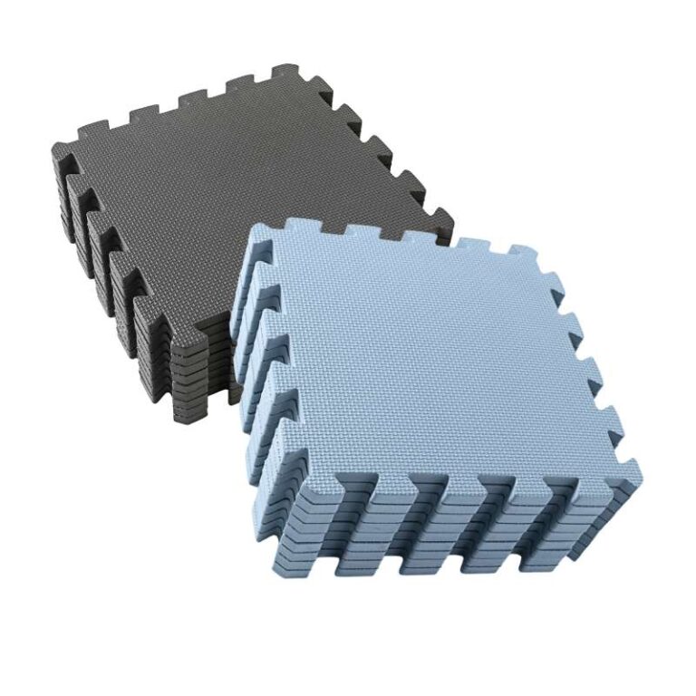 Kid'oh Skumlegegulv - 2 x 9 brikker - Anthracite/Dusty Blue