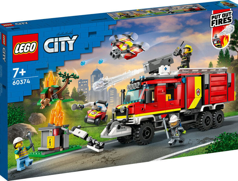 LEGO City Brandvæsnets kommandovogn - Lego - Legekammeraten.dk