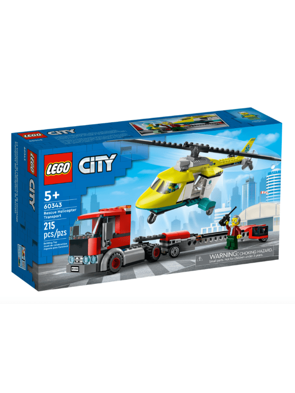 LEGO City Redningshelikopter-Transporter - Lego City - Legekammeraten.dk