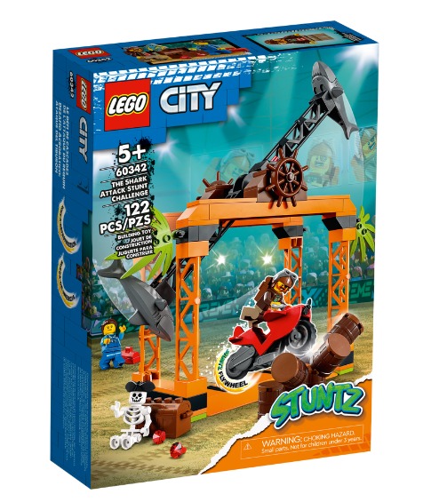 LEGO City Stuntudfordring Med Hajangreb - Lego City - Legekammeraten.dk