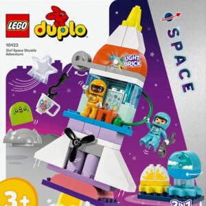 LEGO DUPLO 10422 3-i-1-eventyr med rumfærge