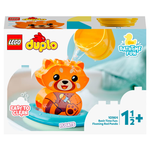 LEGO DUPLO Sjov i badet: Flydende rød panda