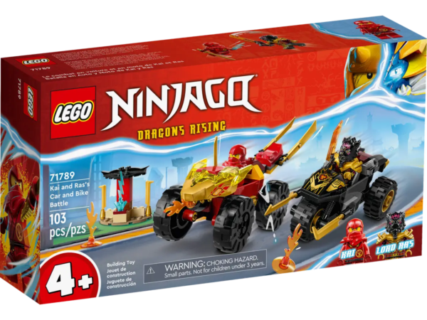 LEGO Ninjago Kai Og Ras Bil Og Motorcykkelkamp - LEGO - Legekammeraten.dk