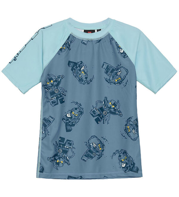 LEGOÂ® Ninjago Badebluse - LwAgan 301 - UV40+ - Støvet Blå m. Pri