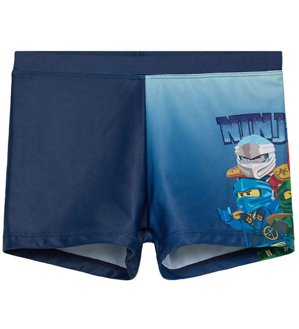 LEGOÂ® Ninjago Badebukser - LwAgan 307 - Mørkeblå m. Print