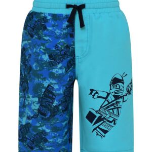 LEGOÂ® Ninjago Badeshorts - LWAlex 304 - Bright Blue