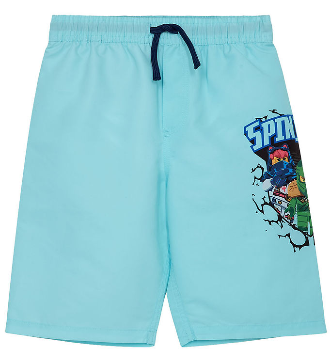LEGOÂ® Ninjago Badeshorts - LwAgan 302 - UV40+ - Mint m. Print