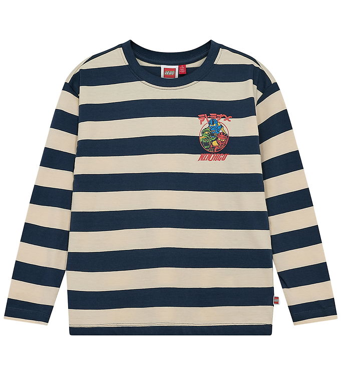 LEGOÂ® Ninjago Bluse - LWTaj 601 - Navy/Beigestribet