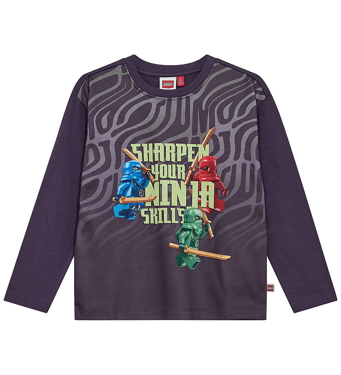 LEGOÂ® Ninjago Bluse - LWTaj 713 - Lilla m. Print
