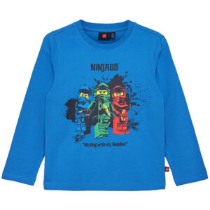 LEGOÂ® Ninjago Bluse - LWTano - Blå m. Ninjaer