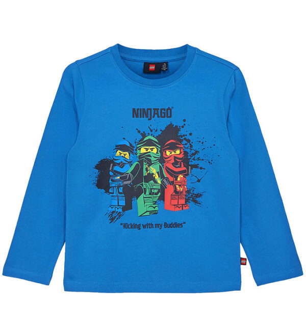 LEGOÂ® Ninjago Bluse - LWTano - Blå m. Ninjaer