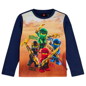 LEGOÂ® Ninjago Bluse - LWTano - Dark Navy m. Print