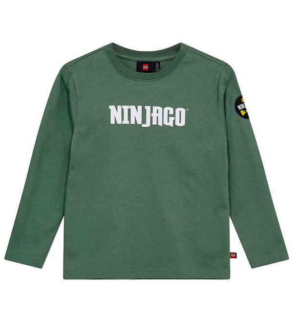 LEGOÂ® Ninjago Bluse - LWTano - Grøn m. Hvid