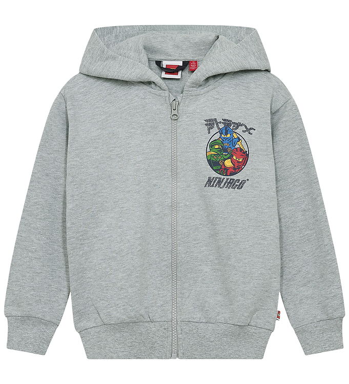 LEGOÂ® Ninjago Cardigan - LWSian 601 - Gråmeleret