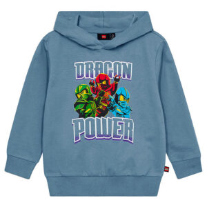 LEGOÂ® Ninjago Hættetrøje - LWSaku - Støvet Blå