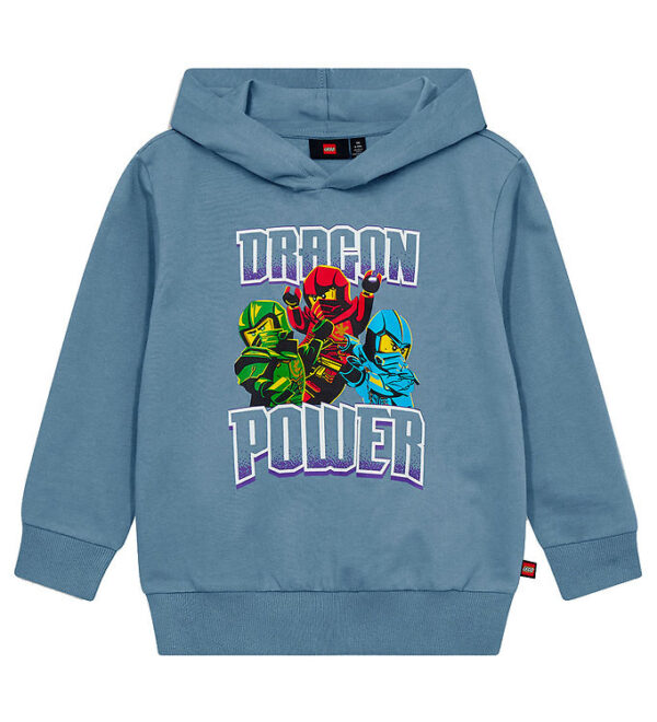 LEGOÂ® Ninjago Hættetrøje - LWSaku - Støvet Blå