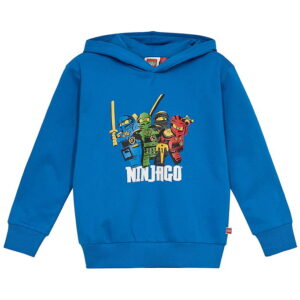 LEGO® Ninjago Hættetrøje - LwSian 111 - Blå m. Print