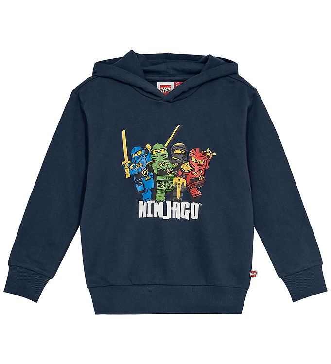 LEGOÂ® Ninjago Hættetrøje - LwSian 111 - Navy m. Print