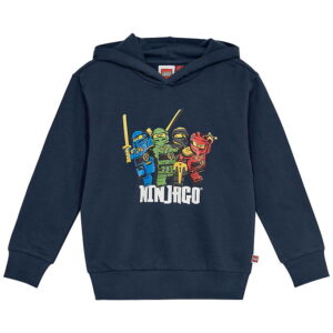 LEGOÂ® Ninjago Hættetrøje - LwSian 111 - Navy m. Print