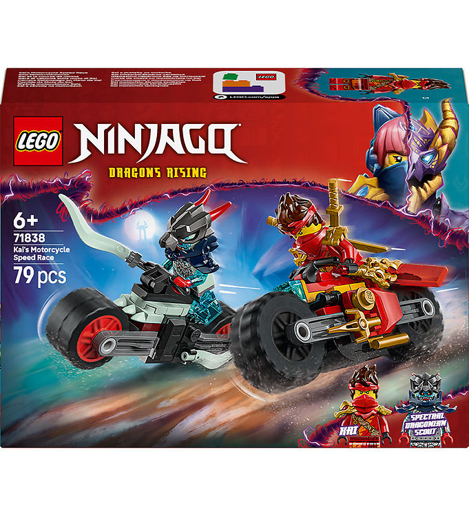 LEGOÂ® Ninjago - Kais motorcykel-racerløb 71838 - 79 Dele