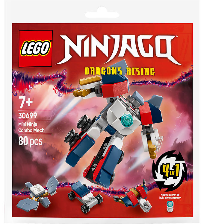 LEGO® Ninjago - Kombi-ninjamech 30699 - 4-i-1 - 80 Dele