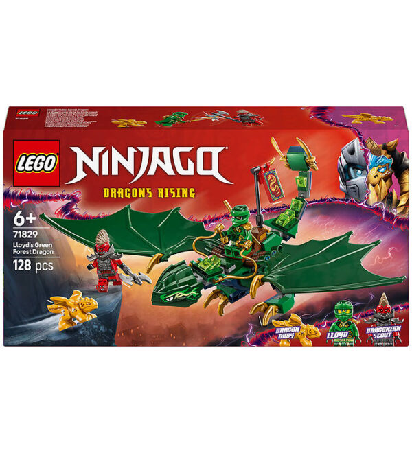 LEGOÂ® Ninjago - Lloyds Grønne Skovdrage 71829 - 128 Dele