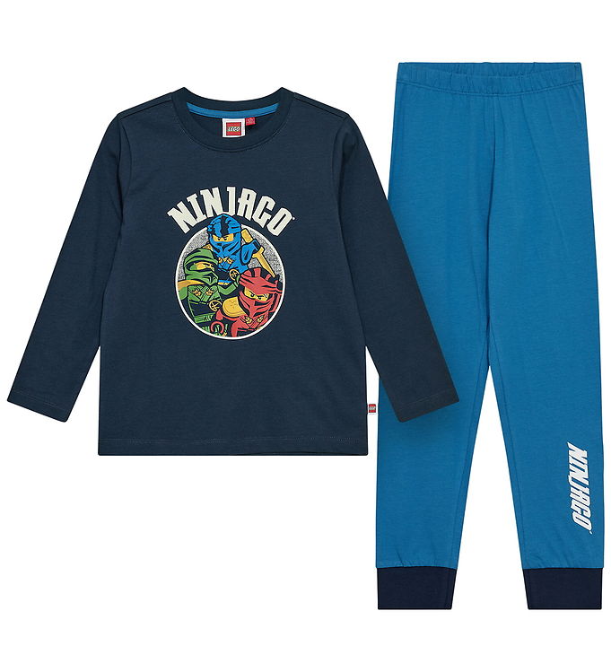 LEGOÂ® Ninjago Nattøj - LWAiko 600 - Navy/Blå m. Selvlysende