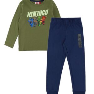 LEGOÂ® Ninjago Nattøj - LwAiko 106 - Armygrøn/Navy m. Selvlysende