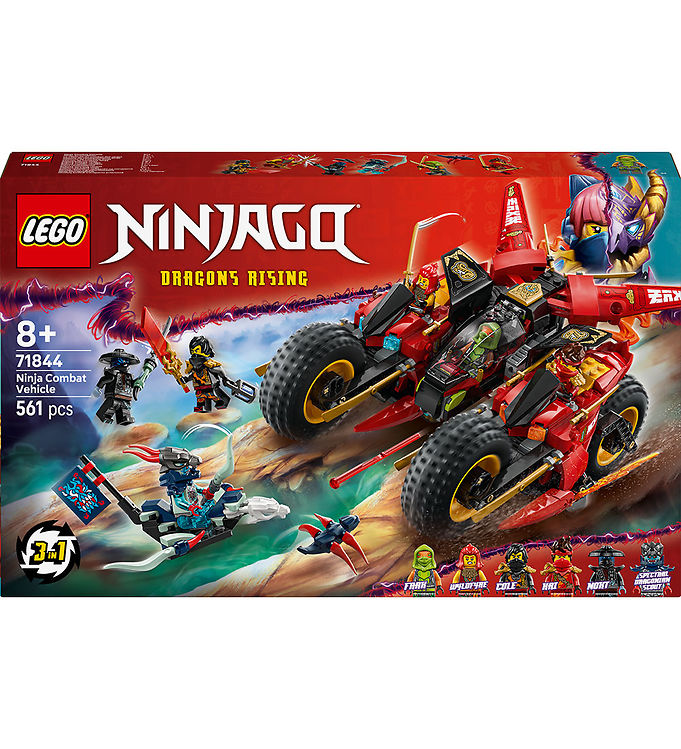 LEGO® Ninjago - Ninja-kampkøretøj 71844 - 561 Dele