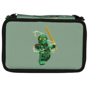 LEGO® Ninjago Penalhus m. Indhold - Spinjitzu Master - Grøn