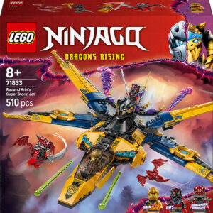 LEGOÂ® Ninjago - Ras Og Arins Super Strom Jet 71833 - 510 Dele