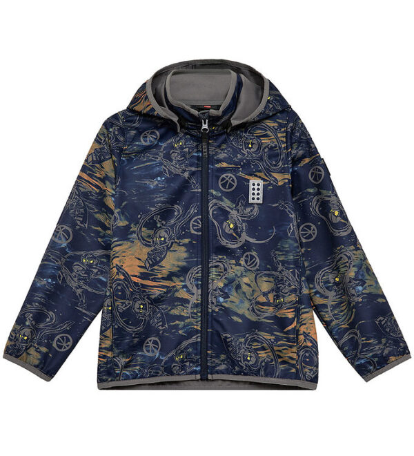 LEGOÂ® Ninjago Softshelljakke - LWSaku 200 - Dark Navy m. Print