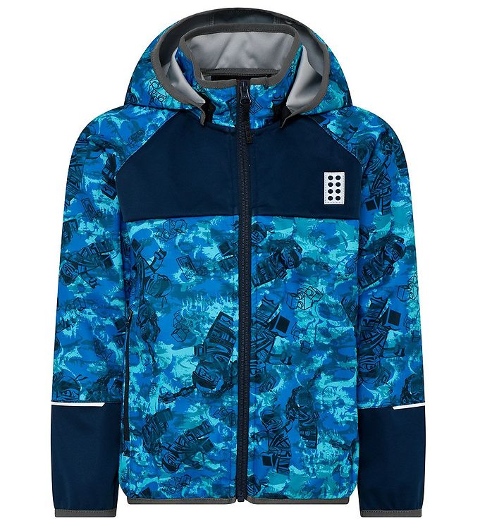 LEGOÂ® Ninjago Softshelljakke - LWStorm 203 - Dark Navy m. Ninjae