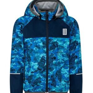 LEGOÂ® Ninjago Softshelljakke - LWStorm 203 - Dark Navy m. Ninjae