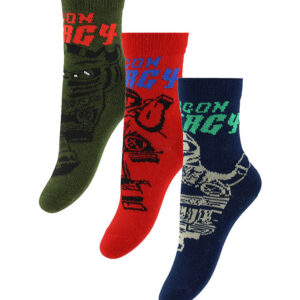 LEGOÂ® Ninjago Strømper - 3-pak - Blå/Grøn/Rød