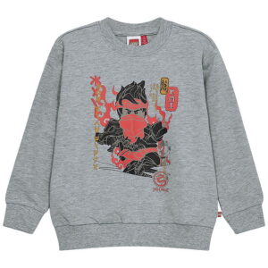 LEGOÂ® Ninjago Sweatshirt - LWSian 205 - Grå m. Print
