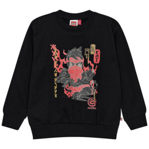 LEGOÂ® Ninjago Sweatshirt - LWSian 205 - Sort m. Print