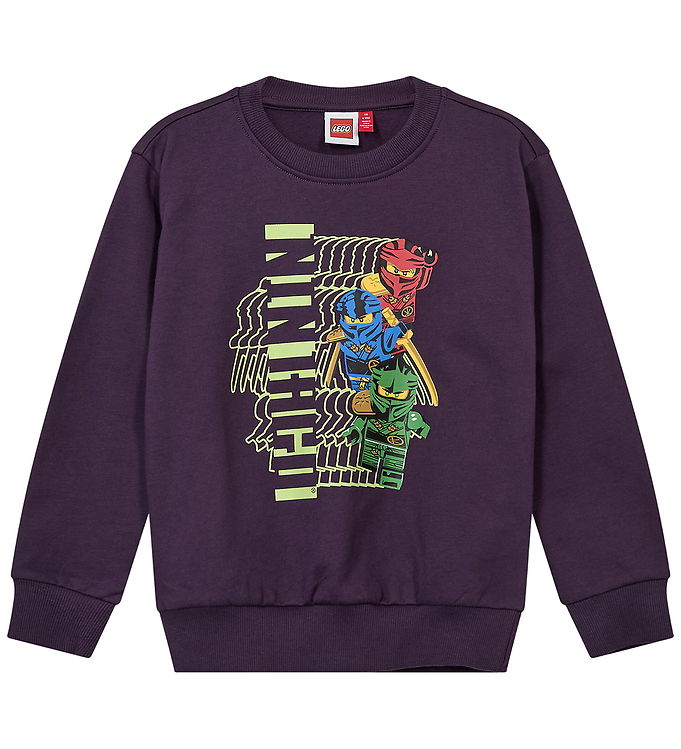 LEGOÂ® Ninjago Sweatshirt - LWSian 714 - Lilla m. Print