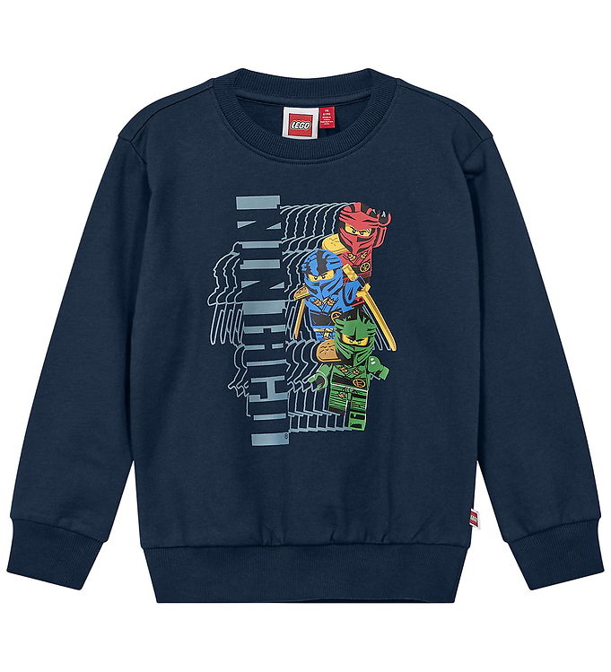 LEGOÂ® Ninjago Sweatshirt - LWSian 714 - Navy m. Print