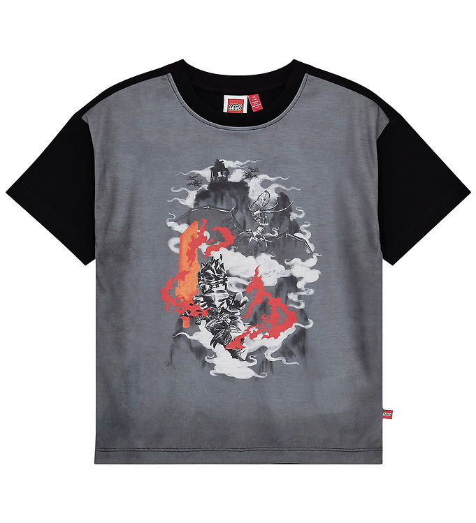 LEGOÂ® Ninjago T-shirt - LWTaj 203 - Sort