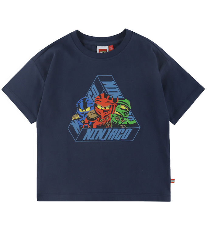LEGOÂ® Ninjago T-shirt - LWTaj 602 - Navy m. Print