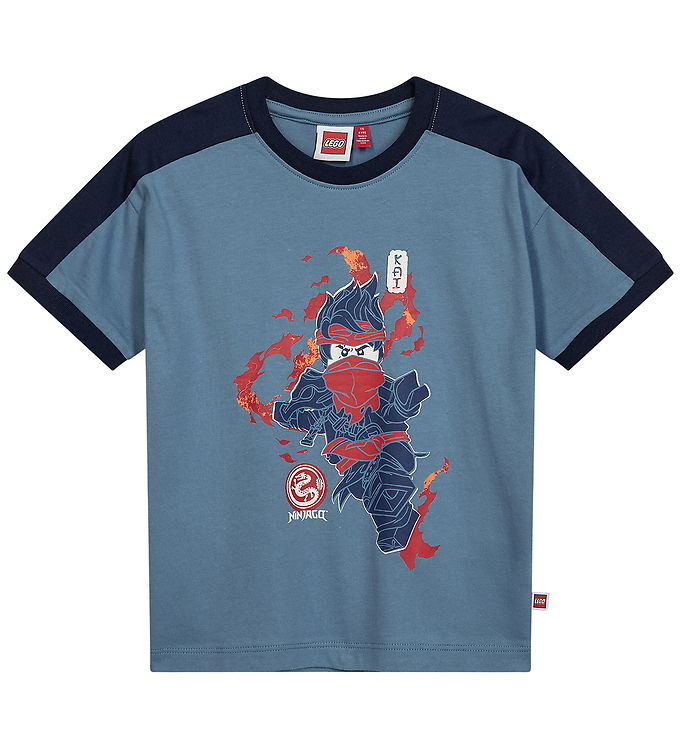 LEGOÂ® Ninjago T-shirt - LWTaj 710 - Blå m. Print
