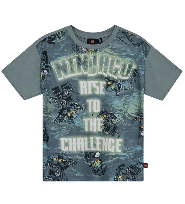 LEGOÂ® Ninjago T-shirt - LwTaffy 308 - Lysegrøn m. Print