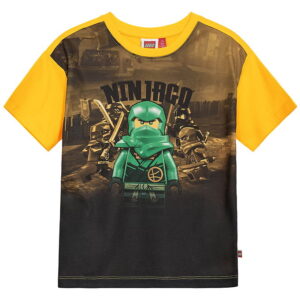 LEGOÂ® Ninjago T-shirt - LwTaj 104 - Gul/Grøn m. Lloyd
