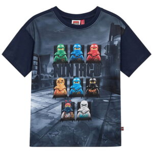 LEGOÂ® Ninjago T-shirt - LwTaj 107 - Navy m. Print